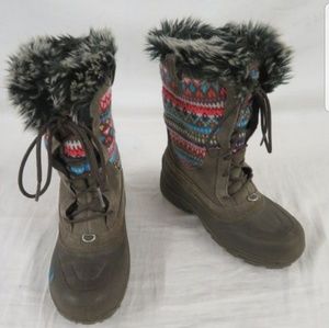 Ladies north face boots size 5